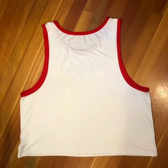 American Eagle plus size Soft and Sexy graphic ringer tank top XXL - Picture 2 of 5